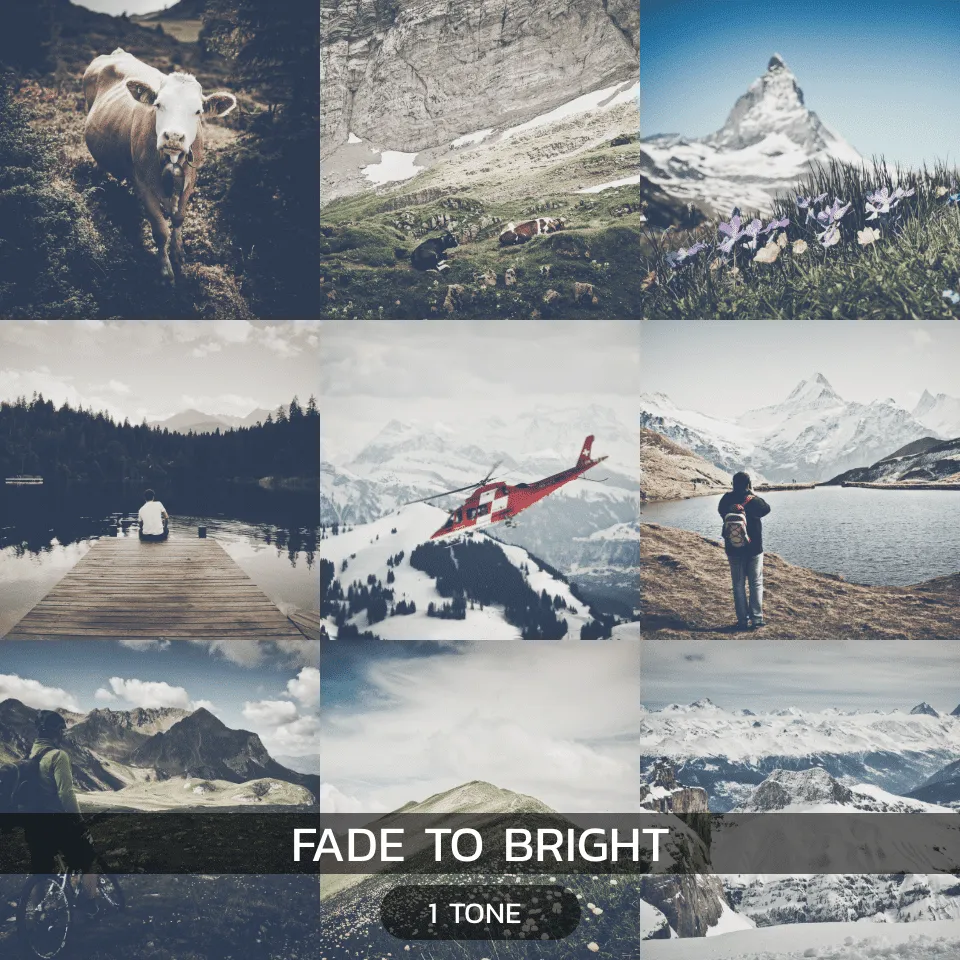 Lightroom Preset โทน Fade to Bright