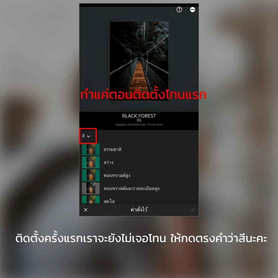วิธีลง preset lightroom ใน มือถือ ios iphone